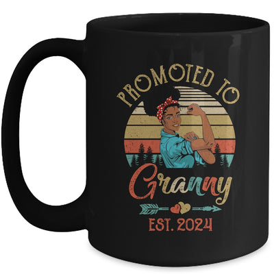 Promoted To Granny Est 2024 Vintage First Time Granny Mug | teecentury