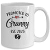 Promoted To Granny Est 2025 First Time Mothers Day Mug | teecentury