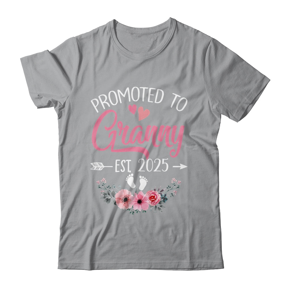 Promoted To Granny Est 2025 Mothers Day First Time Shirt & Tank Top | teecentury
