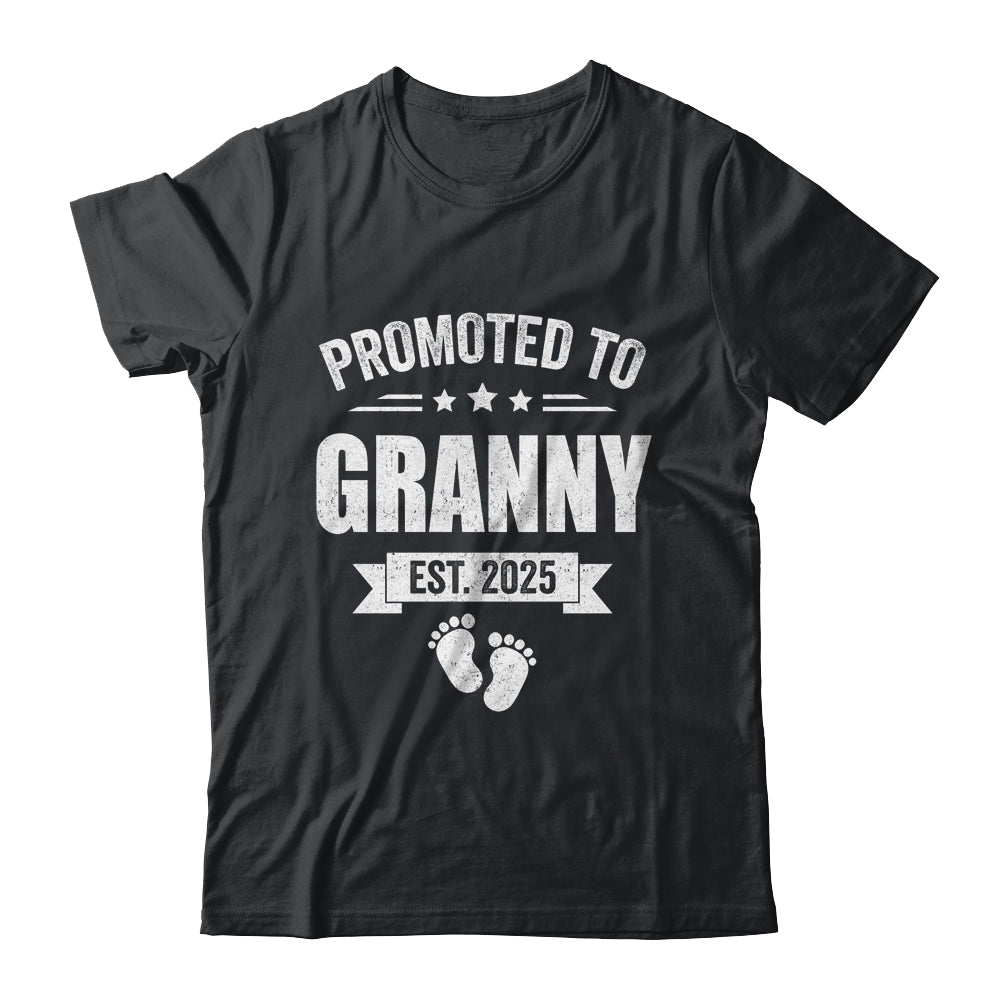 Promoted To Granny Est 2025 Mothers Day First Time New Shirt & Tank Top | teecentury