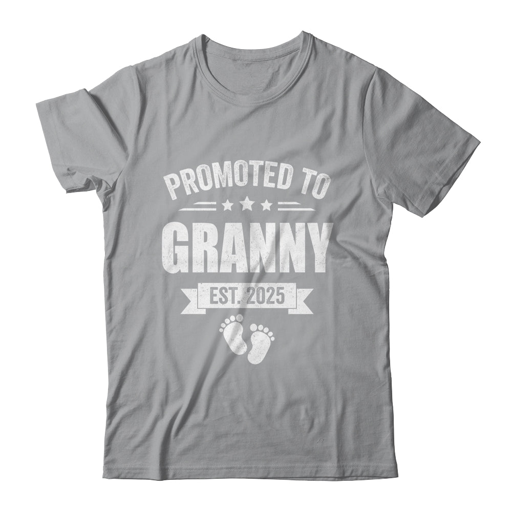 Promoted To Granny Est 2025 Mothers Day First Time New Shirt & Tank Top | teecentury