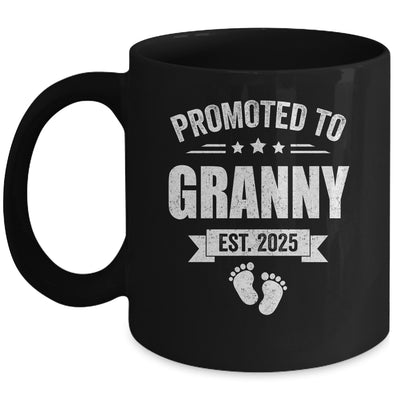 Promoted To Granny Est 2025 Mothers Day First Time New Mug | teecentury