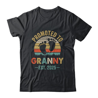 Promoted To Granny Est 2025 Mothers Day Vintage Shirt & Tank Top | teecentury