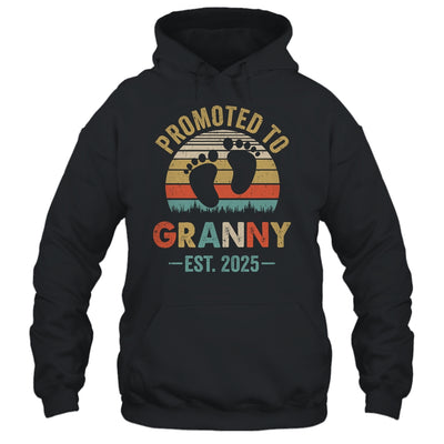 Promoted To Granny Est 2025 Mothers Day Vintage Shirt & Tank Top | teecentury