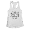 Promoted To Granny Est 2025 Pregnancy Announcement Flower Shirt & Tank Top | teecentury
