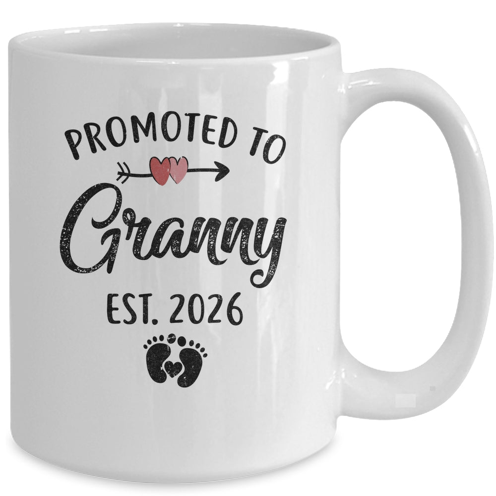 Promoted To Granny Est 2026 First Time Mothers Day Mug | teecentury