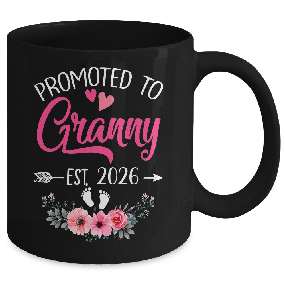 Promoted To Granny Est 2026 Mothers Day First Time Mug | teecentury