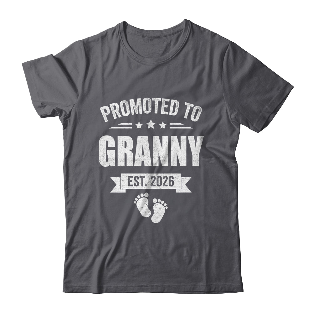 Promoted To Granny Est 2026 Mothers Day First Time New Shirt & Hoodie | teecentury