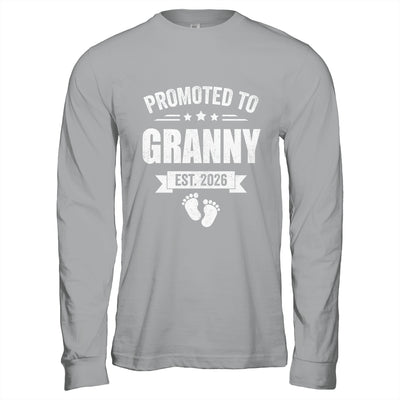 Promoted To Granny Est 2026 Mothers Day First Time New Shirt & Hoodie | teecentury