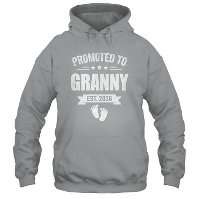 Promoted To Granny Est 2026 Mothers Day First Time New Shirt & Hoodie | teecentury