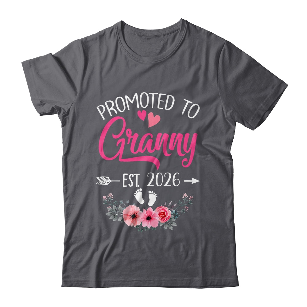 Promoted To Granny Est 2026 Mothers Day First Time Shirt & Tank Top | teecentury