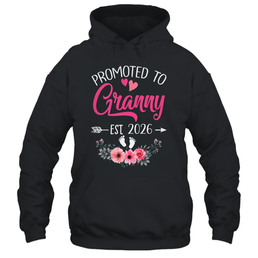Promoted To Granny Est 2026 Mothers Day First Time Shirt & Tank Top | teecentury