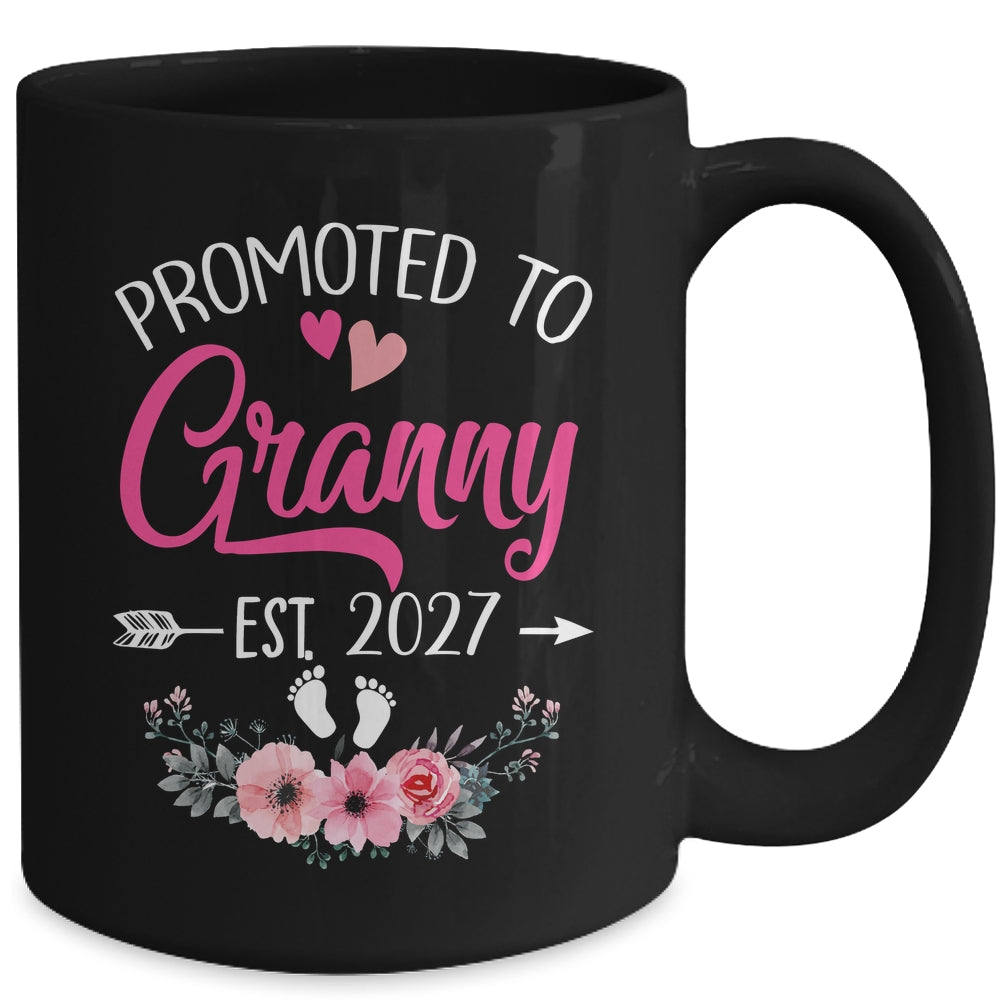 Promoted To Granny Est 2027 Mothers Day First Time Mug | teecentury