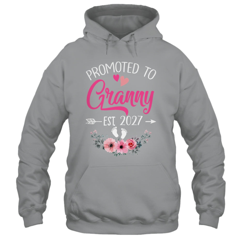 Promoted To Granny Est 2027 Mothers Day First Time Shirt & Tank Top | teecentury