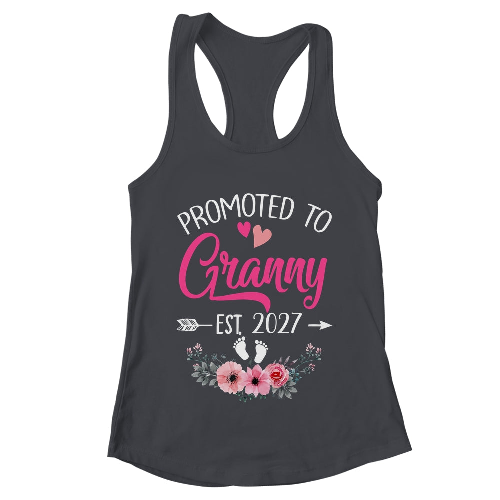 Promoted To Granny Est 2027 Mothers Day First Time Shirt & Tank Top | teecentury