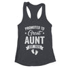 Promoted To Great Aunt Est 2025 Pregnancy Announcement Shirt & Tank Top | teecentury