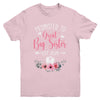 Promoted To Great Big Sister Est 2025 New Sister Youth Shirt | teecentury