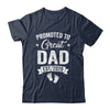 Promoted To Great Dad Est 2026 Pregnancy Announcement Shirt & Hoodie | teecentury