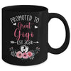 Promoted To Great Gigi Est 2024 Mothers Day Mug | teecentury