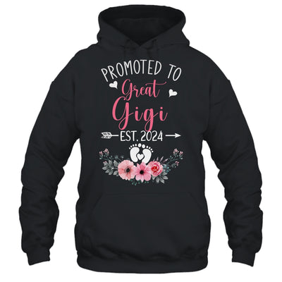 Promoted To Great Gigi Est 2024 Mothers Day Shirt & Tank Top | teecentury