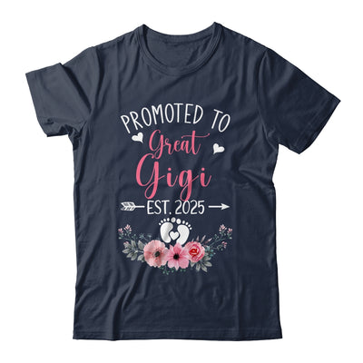 Promoted To Great Gigi Est 2025 Mothers Day Shirt & Tank Top | teecentury