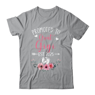 Promoted To Great Gigi Est 2025 Mothers Day Shirt & Tank Top | teecentury