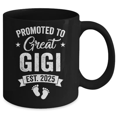 Promoted To Great Gigi Est 2025 Pregnancy Announcement Mug | teecentury