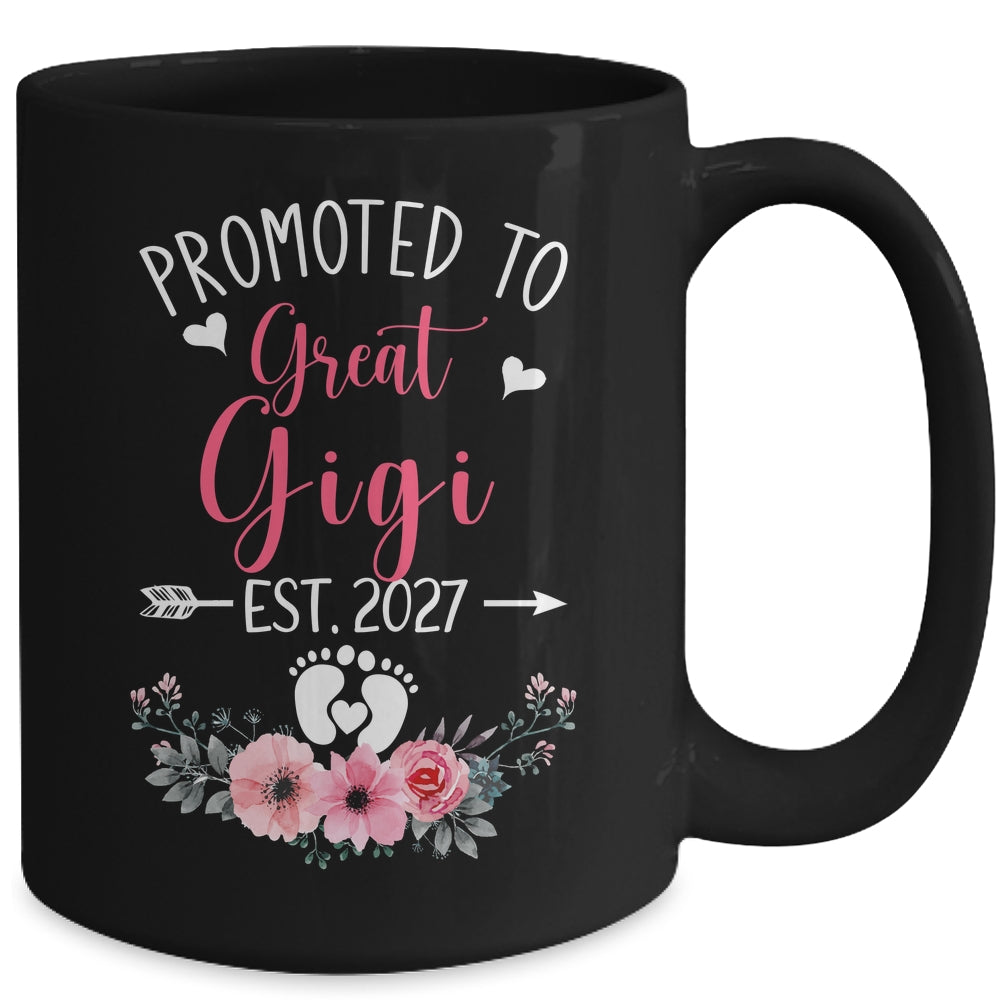 Promoted To Great Gigi Est 2027 Mothers Day Mug | teecentury