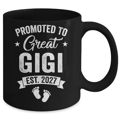 Promoted To Great Gigi Est 2027 Pregnancy Announcement Mug | teecentury