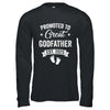 Promoted To Great Godfather Est 2025 Pregnancy Announcement Shirt & Hoodie | teecentury