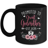 Promoted To Great Godmother Est 2025 Mothers Day Mug | teecentury
