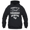 Promoted To Great Grandad Est 2025 Pregnancy Announcement Shirt & Hoodie | teecentury