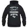 Promoted To Great Grandma Est 2025 Pregnancy Announcement Shirt & Tank Top | teecentury