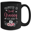 Promoted To Great Granny Est 2024 Mothers Day Mug | teecentury
