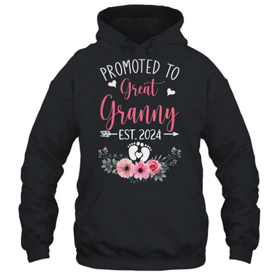 Promoted To Great Granny Est 2024 Mothers Day Shirt & Tank Top | teecentury