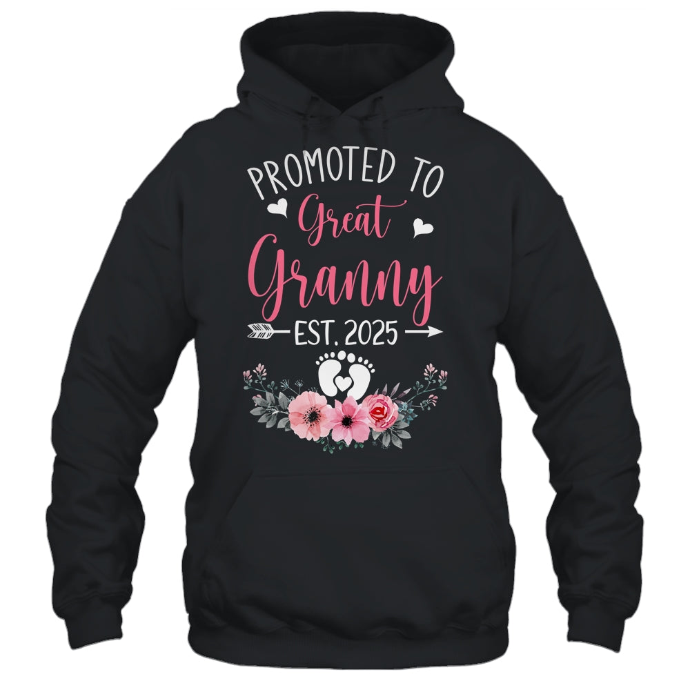 Promoted To Great Granny Est 2025 Mothers Day Shirt & Tank Top | teecentury