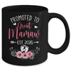 Promoted To Great Mamaw Est 2026 Mothers Day Mug | teecentury