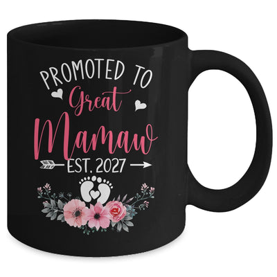 Promoted To Great Mamaw Est 2027 Mothers Day Mug | teecentury