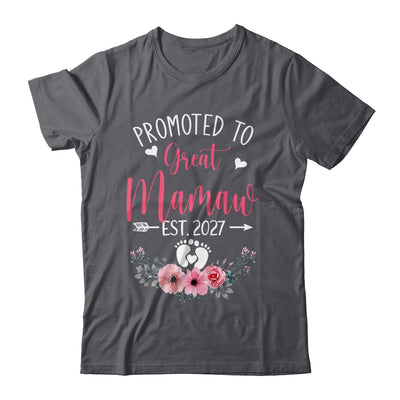 Promoted To Great Mamaw Est 2027 Mothers Day Shirt & Tank Top | teecentury