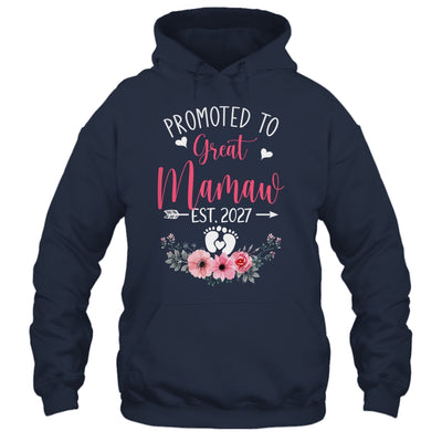 Promoted To Great Mamaw Est 2027 Mothers Day Shirt & Tank Top | teecentury
