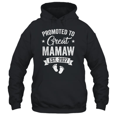 Promoted To Great Mamaw Est 2027 Pregnancy Announcement Shirt & Tank Top | teecentury