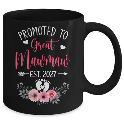 Promoted To Great Mawmaw Est 2027 Mothers Day Mug | teecentury