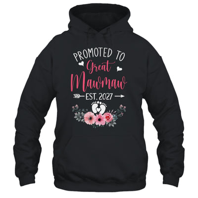 Promoted To Great Mawmaw Est 2027 Mothers Day Shirt & Tank Top | teecentury