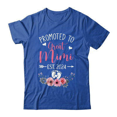 Promoted To Great Mimi Est 2024 Mothers Day Shirt & Tank Top | teecentury