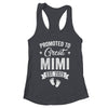 Promoted To Great Mimi Est 2025 Pregnancy Announcement Shirt & Tank Top | teecentury