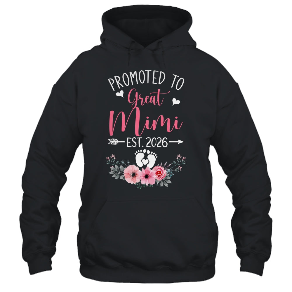 Promoted To Great Mimi Est 2026 Mothers Day Shirt & Tank Top | teecentury