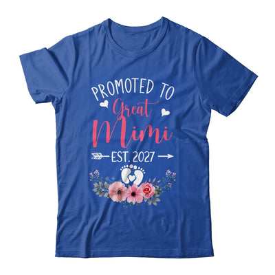 Promoted To Great Mimi Est 2027 Mothers Day Shirt & Tank Top | teecentury