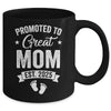 Promoted To Great Mom Est 2025 Pregnancy Announcement Mug | teecentury