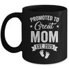 Promoted To Great Mom Est 2025 Pregnancy Announcement Mug | teecentury