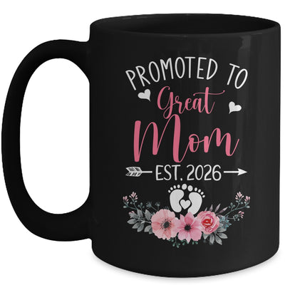 Promoted To Great Mom Est 2026 Mothers Day Mug | teecentury